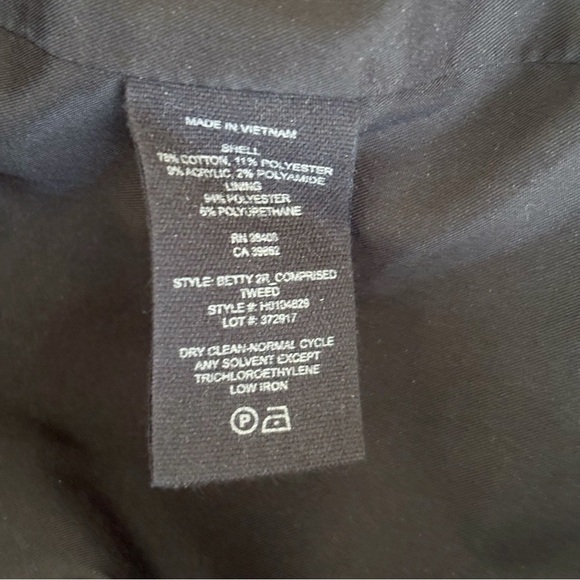 Theory Betty 2R Comprised Tweed Boucle Sheath Dress Sz 0 Blue - Picture 10 of 11